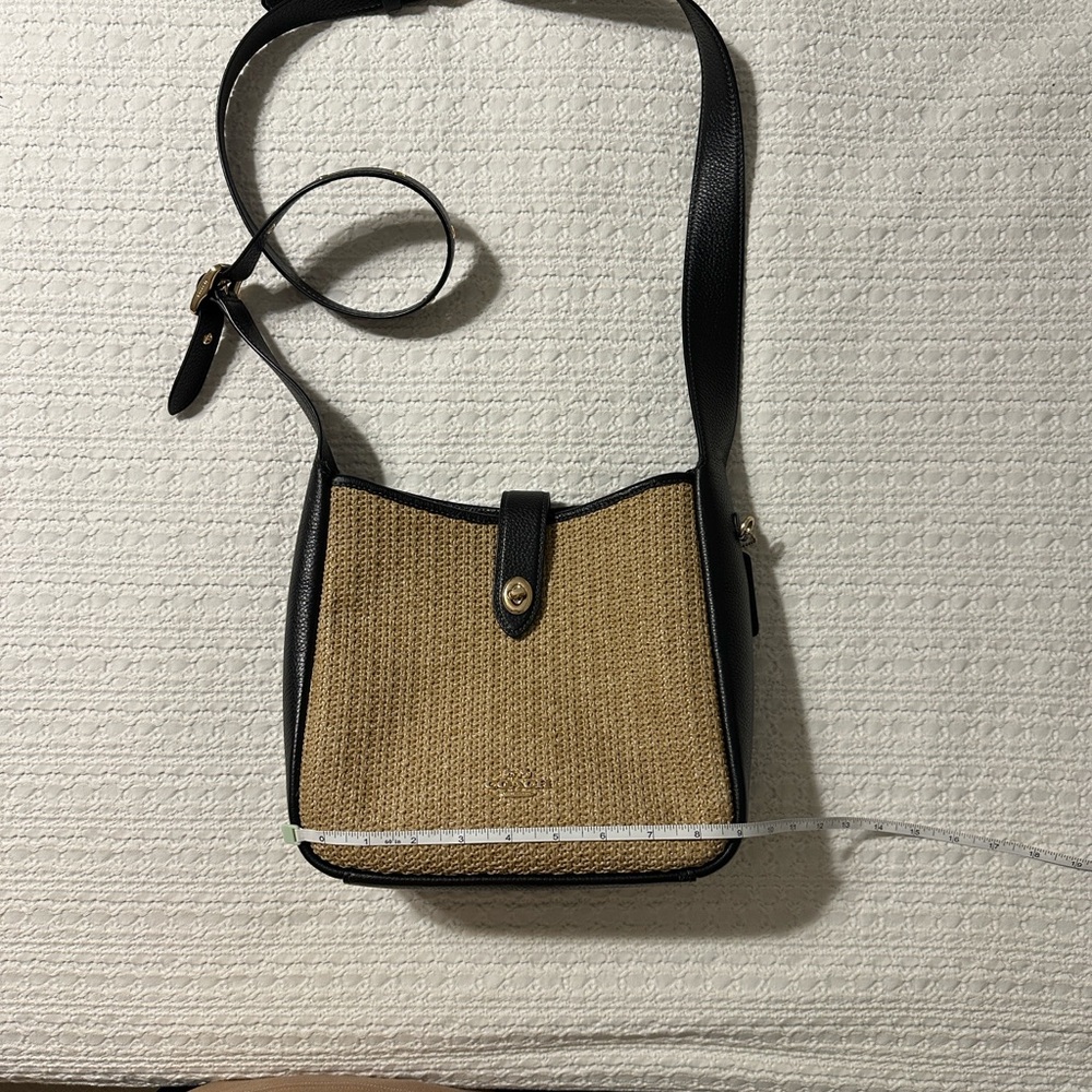 Coach Black and Tan Crossbody Bag